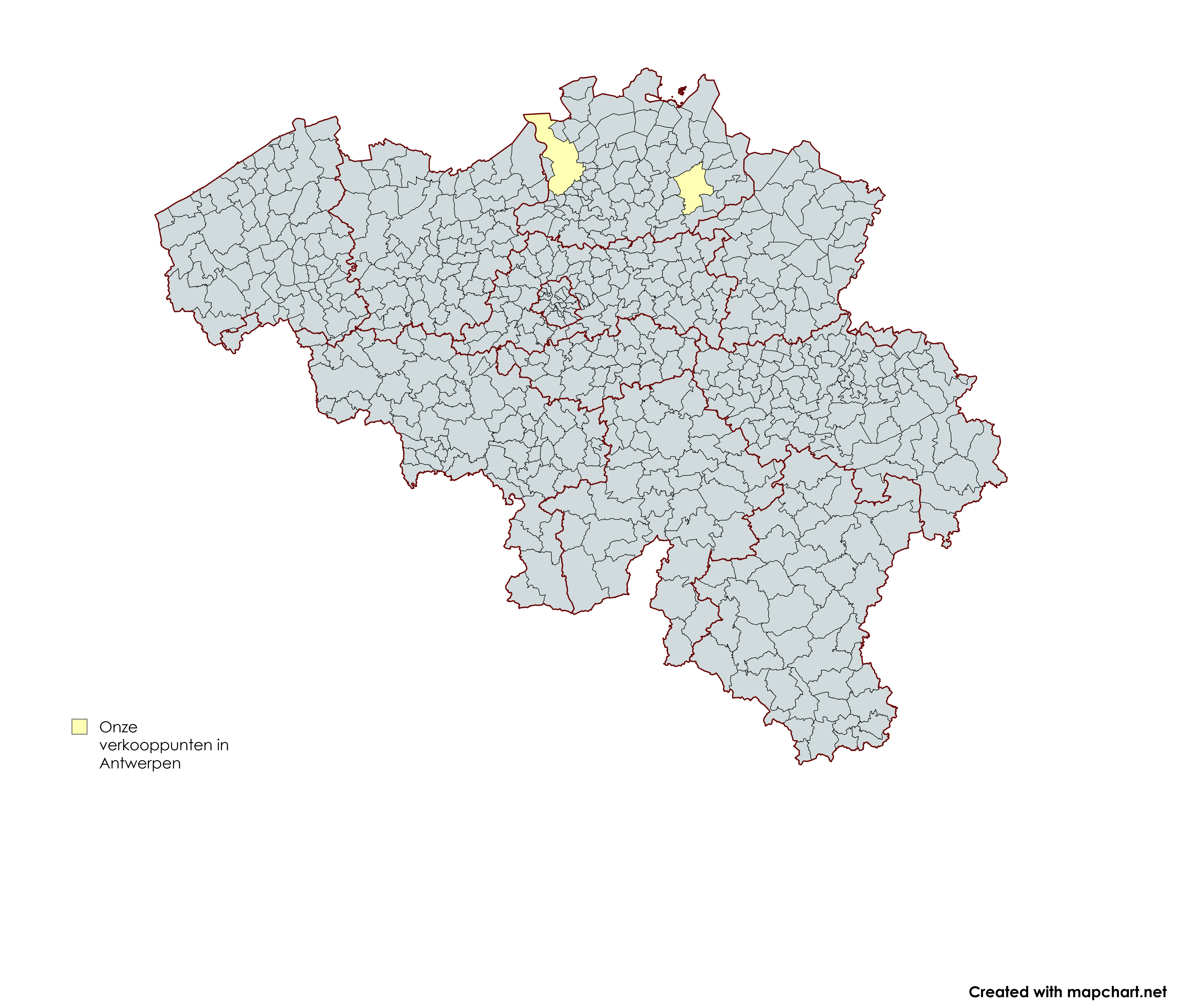 Verkooppunten Antwerpen
